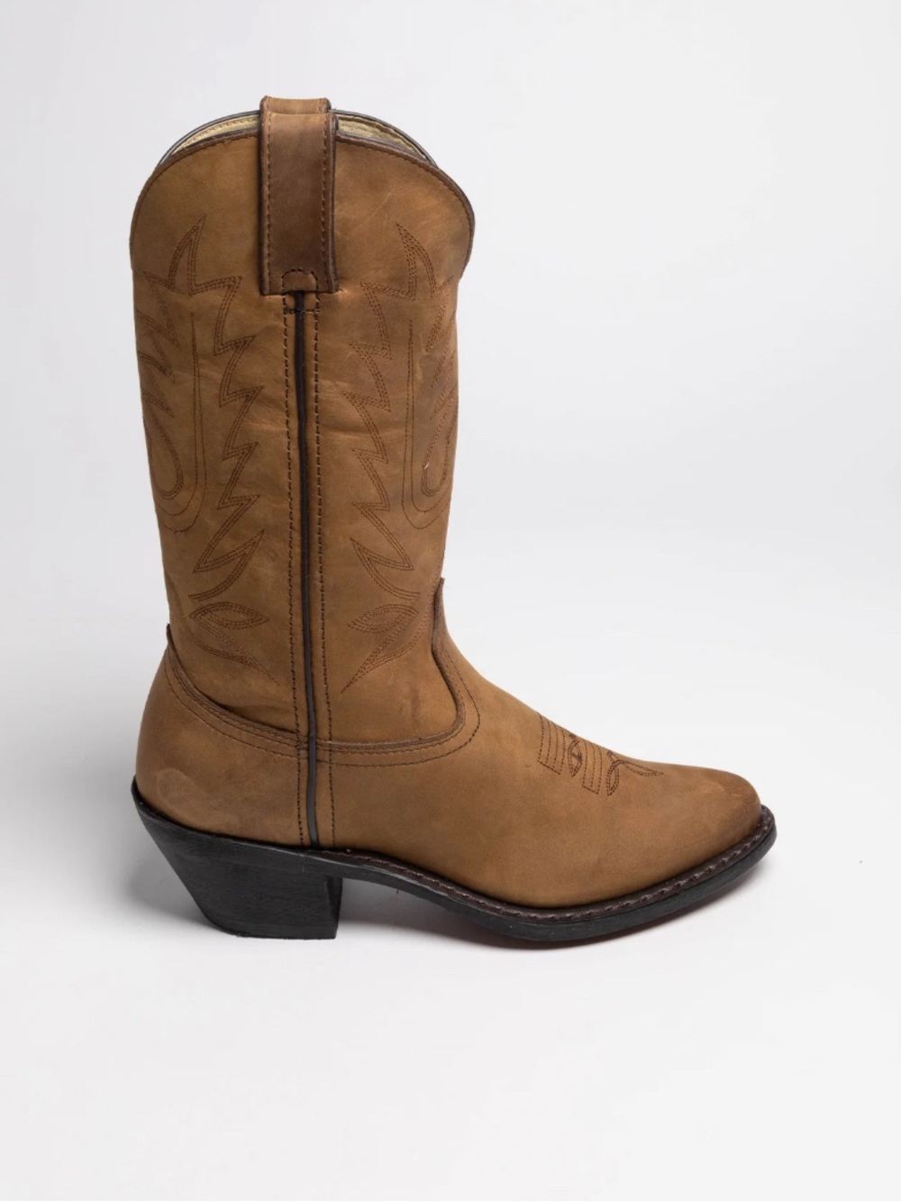 Durango RD4112 Women's Tan Western Cowboy Boots - Classic Leather Style